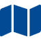 Icon blaue Karte